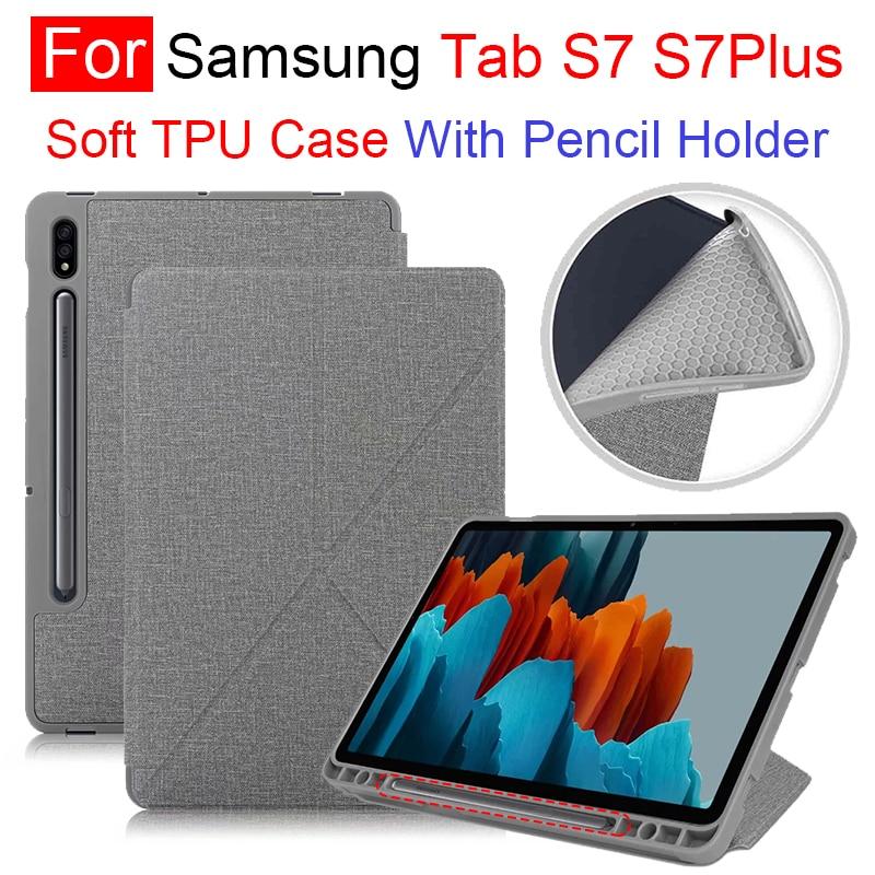 Ốp điện thoại Tpu Mềm Siêu Mỏng Cho Samsung Tab S7 T870 T875 S7Plus T970 T975