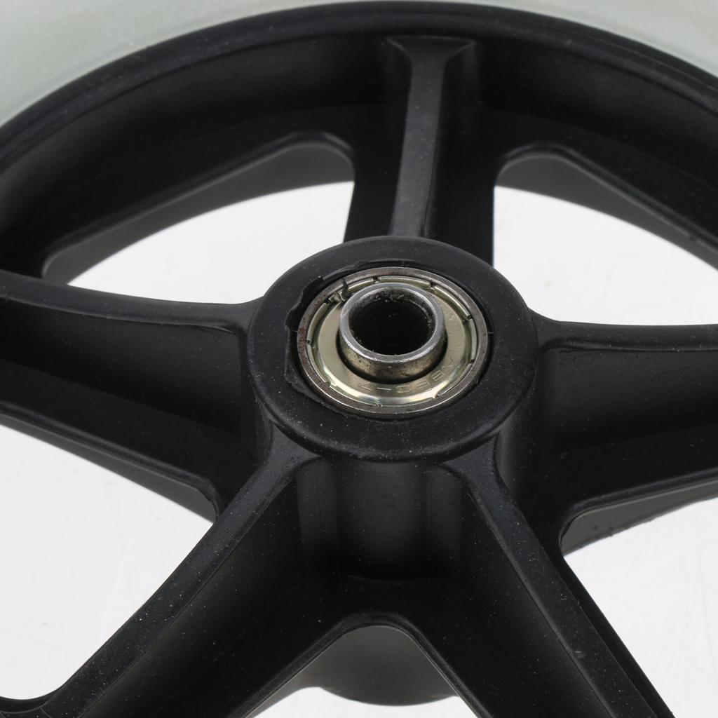 Wheelchair Mobility Aids Front Castor Replacement Wheel, Solid Tyre, 8 inch