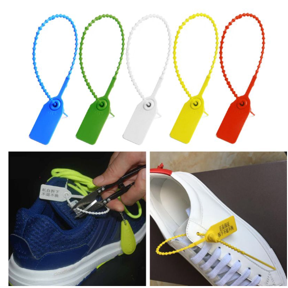 50 chiếc - Seal khóa niêm phong kẹp chì dây rút nhựa đốt trúc 250mm