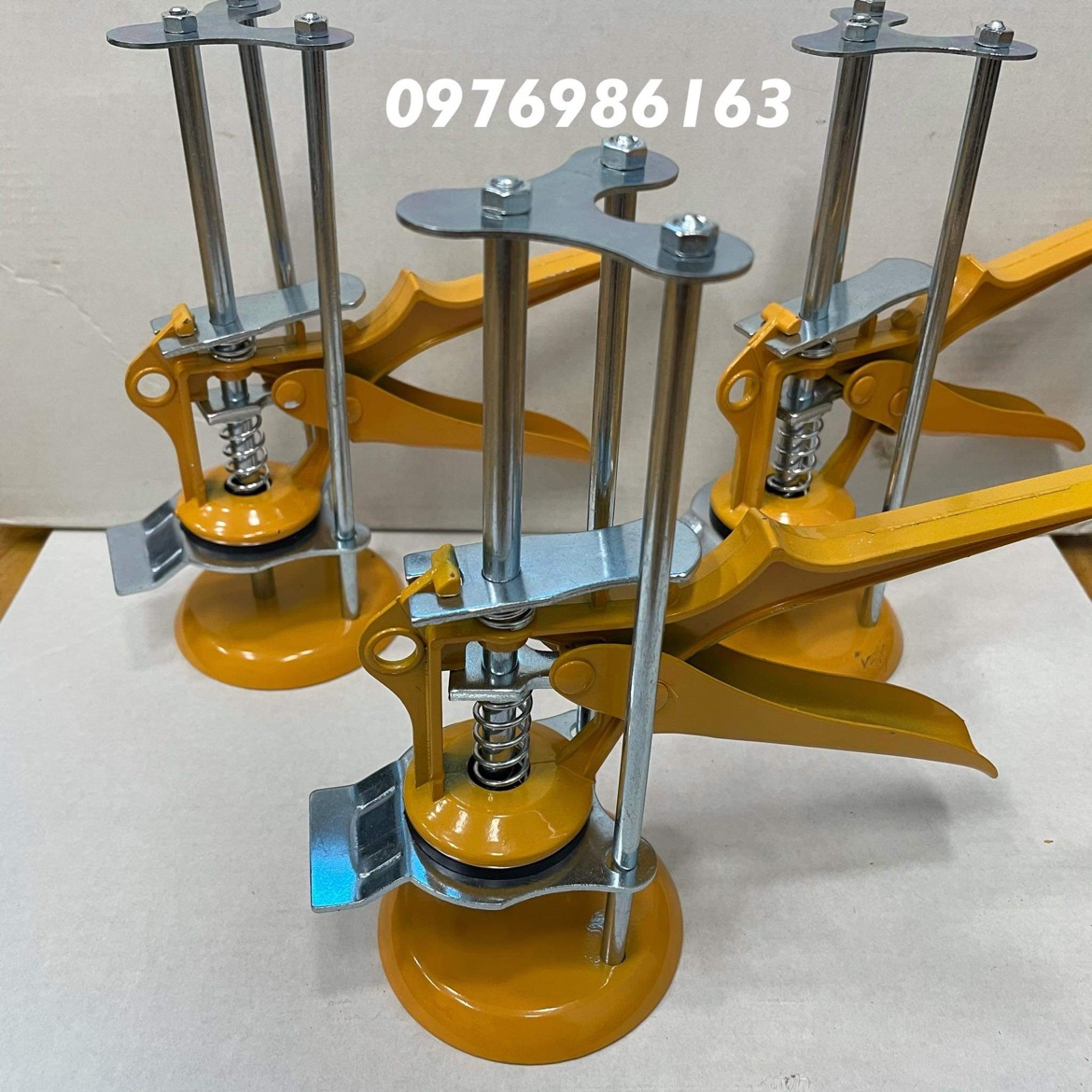 Bộ 2 con đội gạch 3 trụ - kích nâng gạch 3 trụ