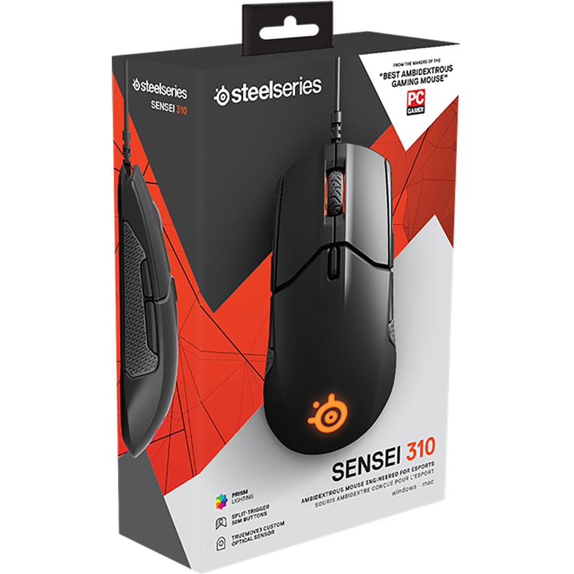 Chuột Chơi Game Có Dây SteelSeries Sensei 310 12000DPI RGB 8 Phím - Hàng Chính Hãng