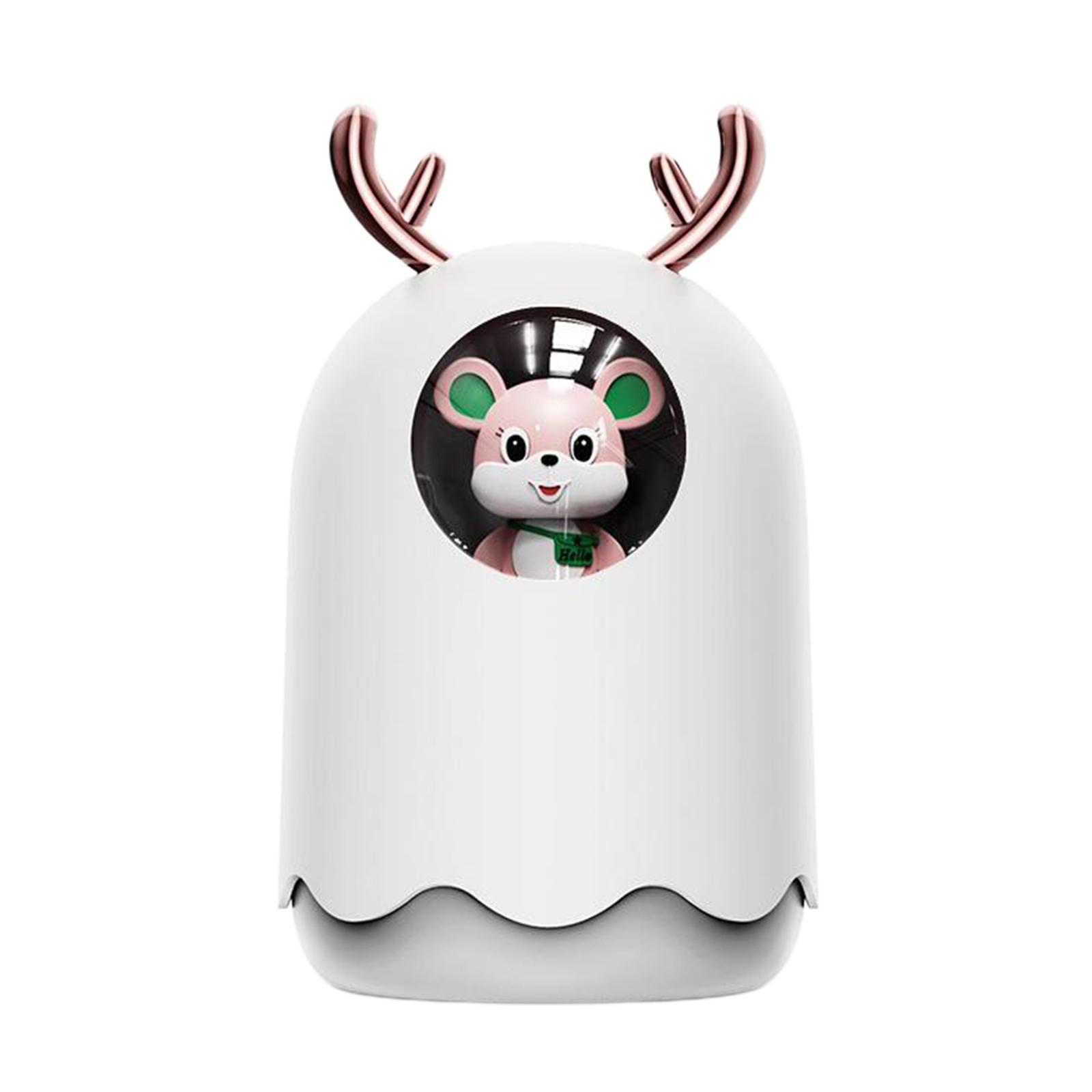 Colorful Cool Mini Humidifier, USB Personal Desktop Quiet Humidifier for Office, Car, Room, Bedroom, 2 Mist Modes