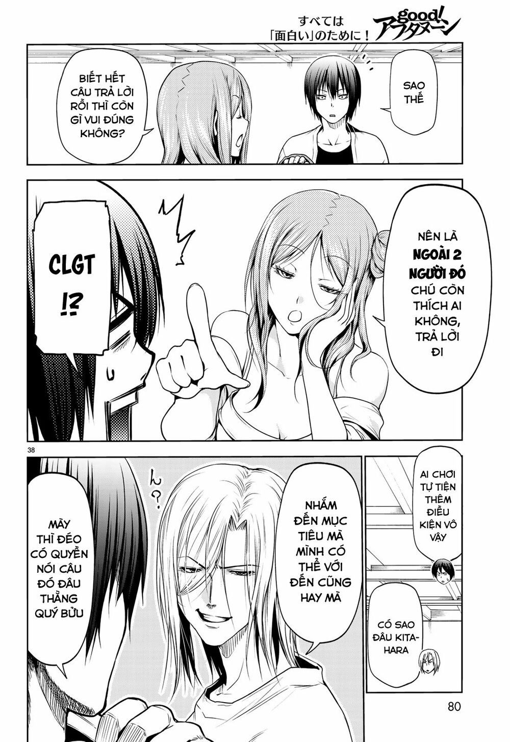 cô gái thích lặn - grand blue chapter 59 38