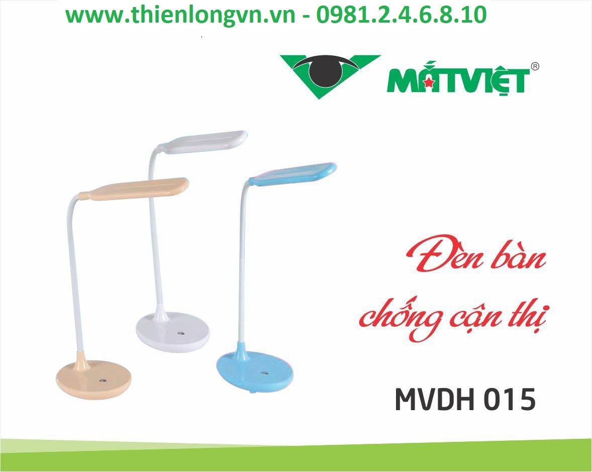 Đèn bàn Led Mắt Việt MVDH 015 hồng
