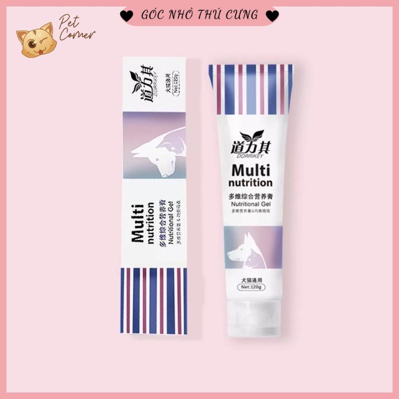 Gel dinh dưỡng cho chó mèo Dorrikey bổ sung dinh dưỡng, tăng sức đề kháng (120g)