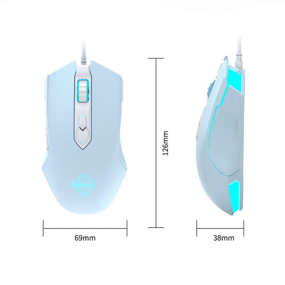 Bàn Phím AJAZZ AJ52 Có Dây Chuyên Nghiệp DPI Có Thể Điều Chỉnh Nhẹ E-Thể Thao Chơi Game USB Dành Cho Máy Tính