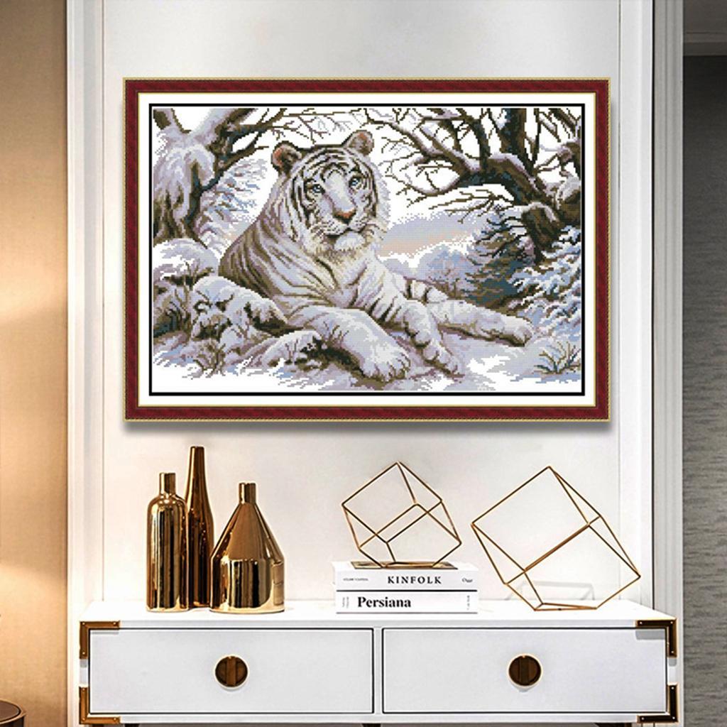 DIY Stamped White Stitch Kits Counted Embroidery Kits For Beginners