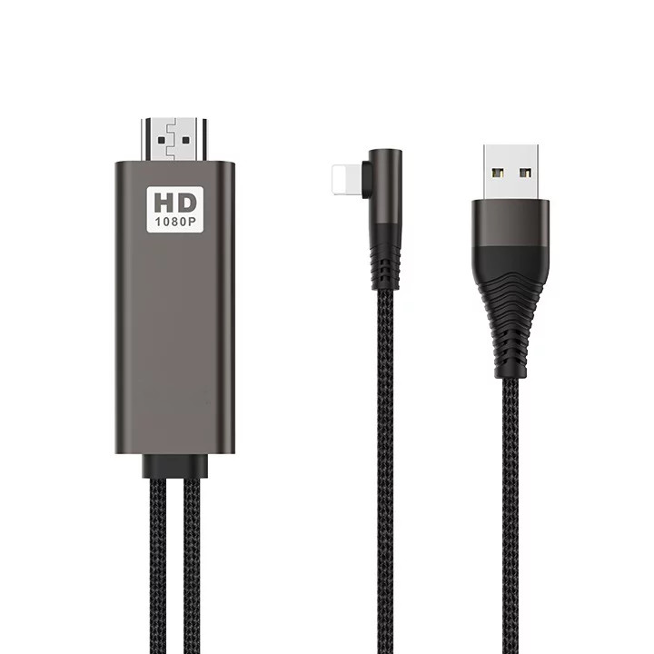 Cáp HDMI cho iPhone iPad cổng Lightning UA14 dài 2.0m - Hàng nhập khẩu