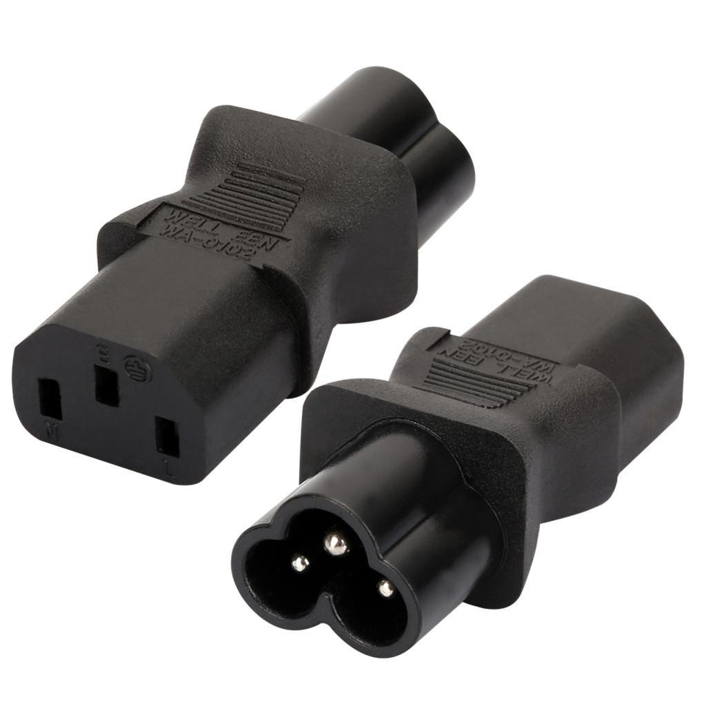 3Pin IEC 320 PDU UPS C13 To Plug Adapter Converter Socket NEW HOT