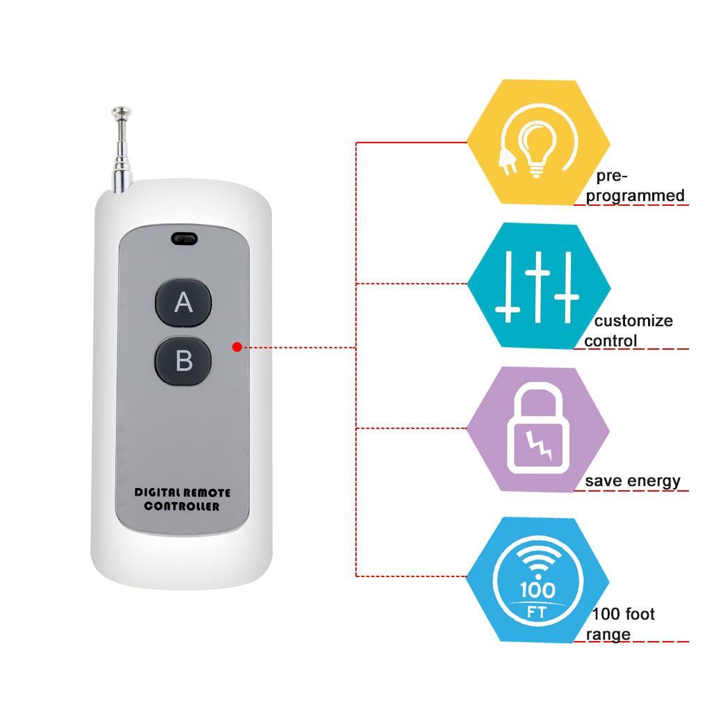 DC 12V 433MHz     Remote Control Switch