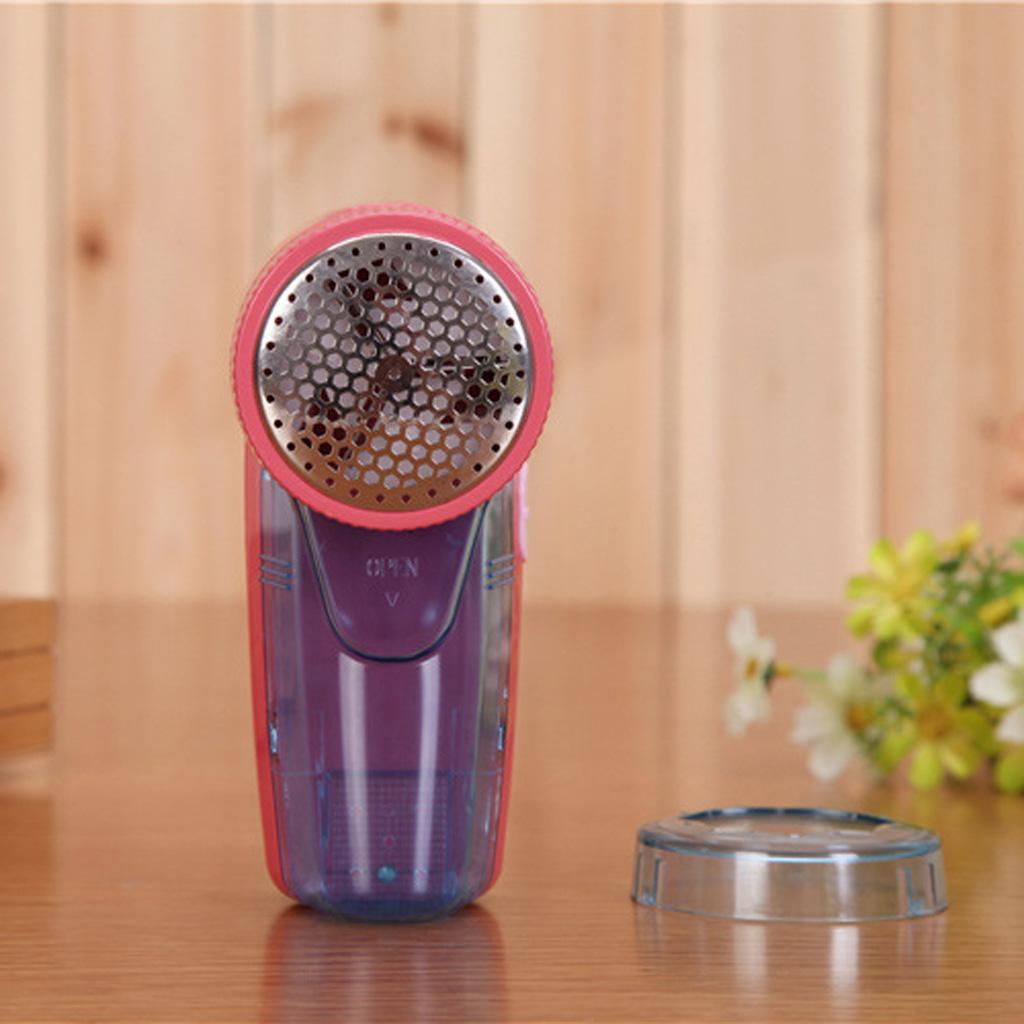 Portable Electric Lint Remover Towel Clothing Wool Sweater Fuzz Shaver Cleaner with Cover