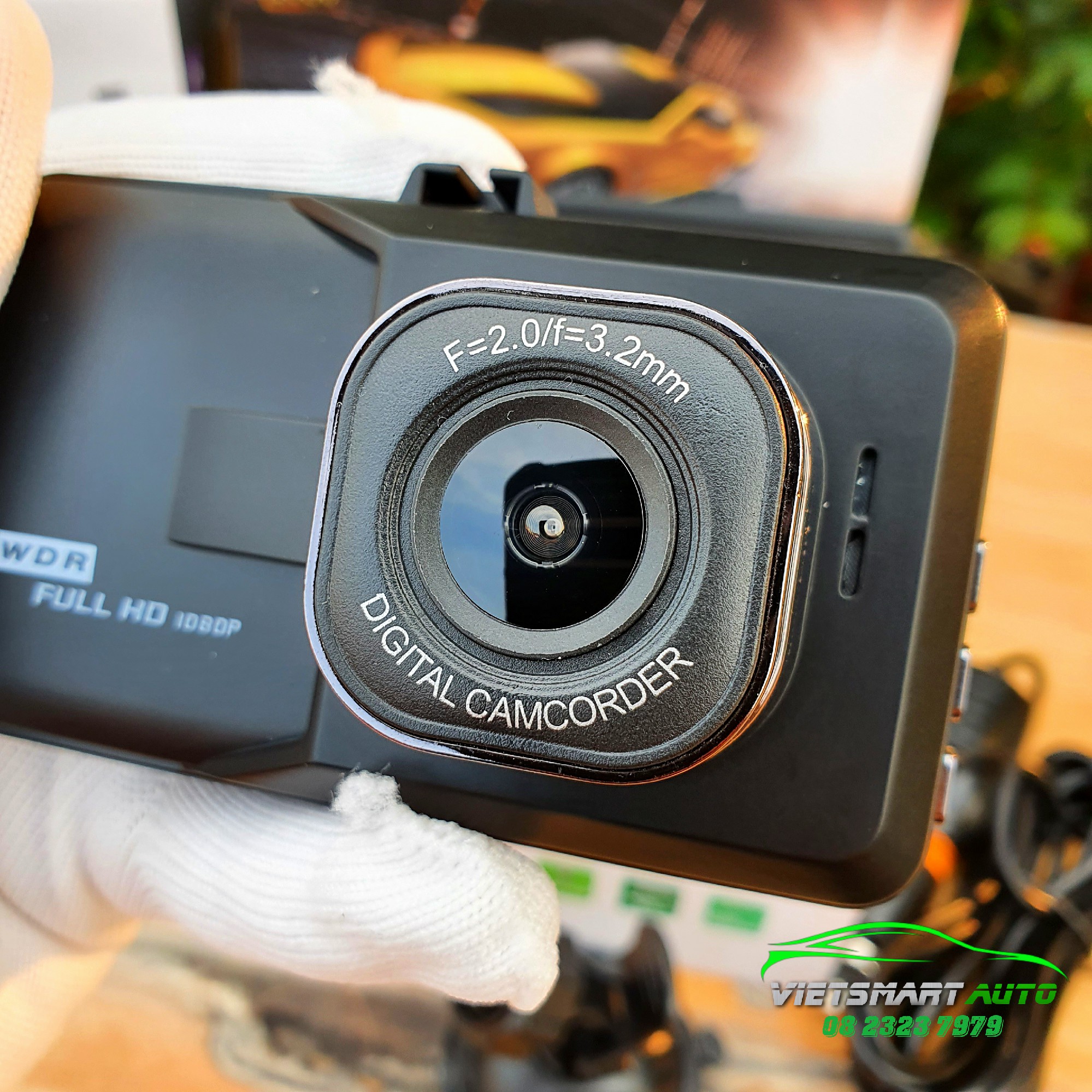 Camera hành trình ô tô L170S Dual, ghi hình trước, sau Full HD 1080p kèm camera lùi cho xe ô tô