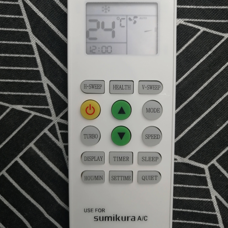 Điều Khiển Điều Hòa Sumikura Vuông Ngắn-Remote Máy Lạnh 2 Chiều Sumikura