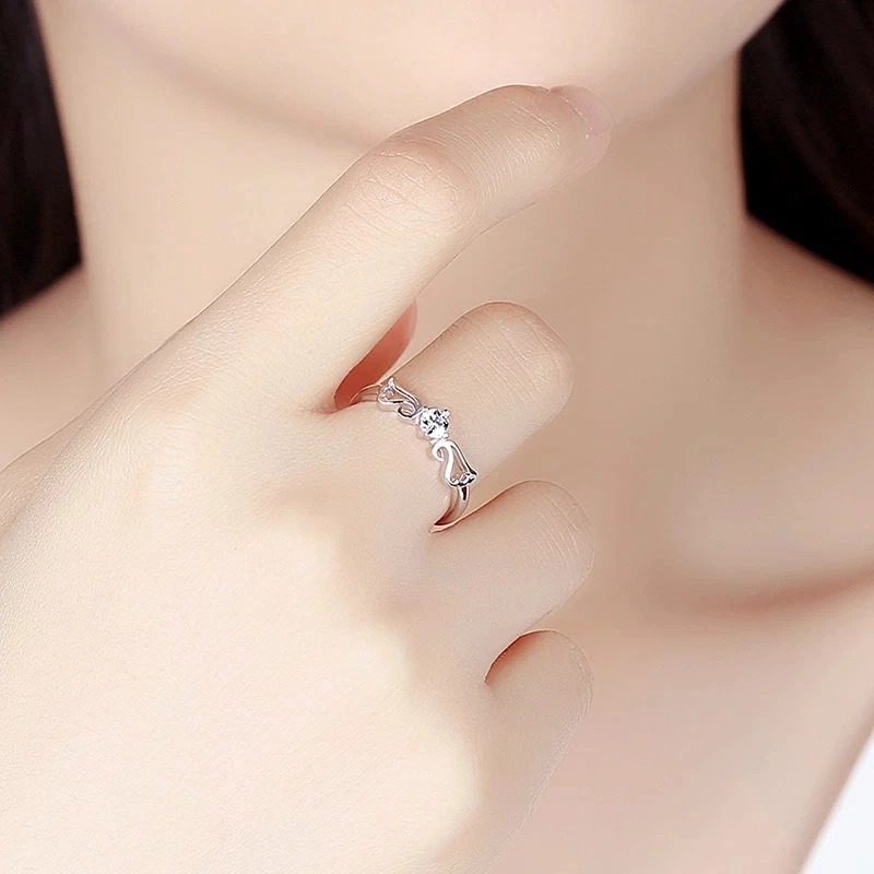 Nhẫn Đôi Bạc Nhẫn Cặp Bạc - Tình Yêu Của Nữ Hoàng - BẠC HIỂU MINH NC640