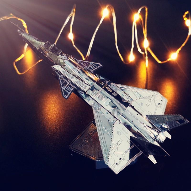 Mô Hình Lắp Ráp 3d Máy Bay tiêm kích J-20