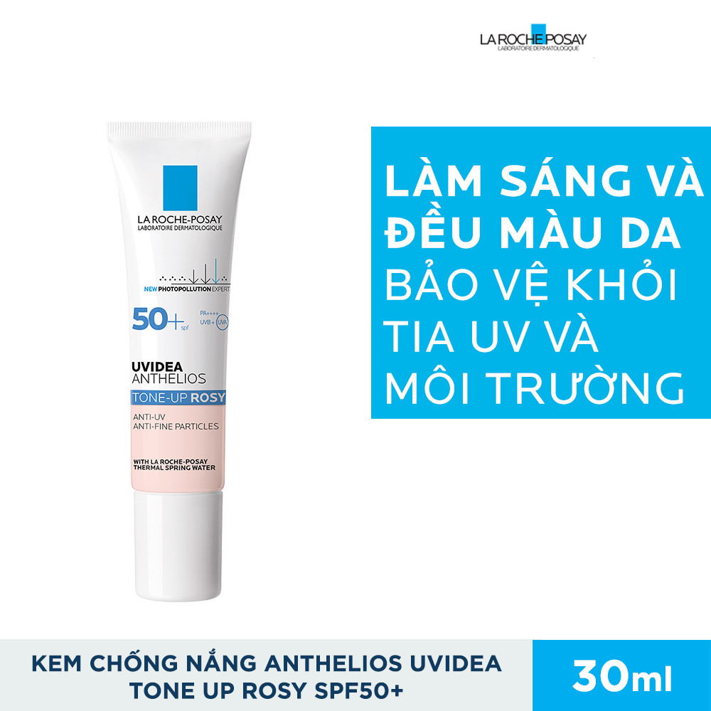 Kem Chống Nắng La Roche Posay Dạng Gel Làm Sáng Da Uvidea Anthelios Tone-Up Rosy SPF50+ 30ml