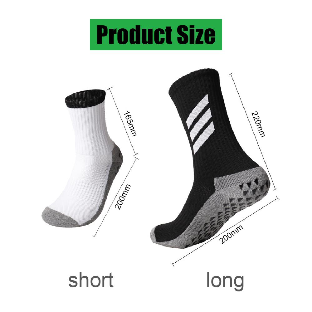 Soccer Socks for Men Women Anti-Slip Sports Socks Thicken Athletic Grips Socks for Football Basketball Running Sports