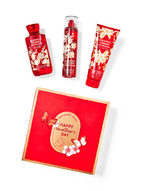 Giftset Bath and Body Works Japanese Cherry Blossom 3 món - Happy Mother's Day