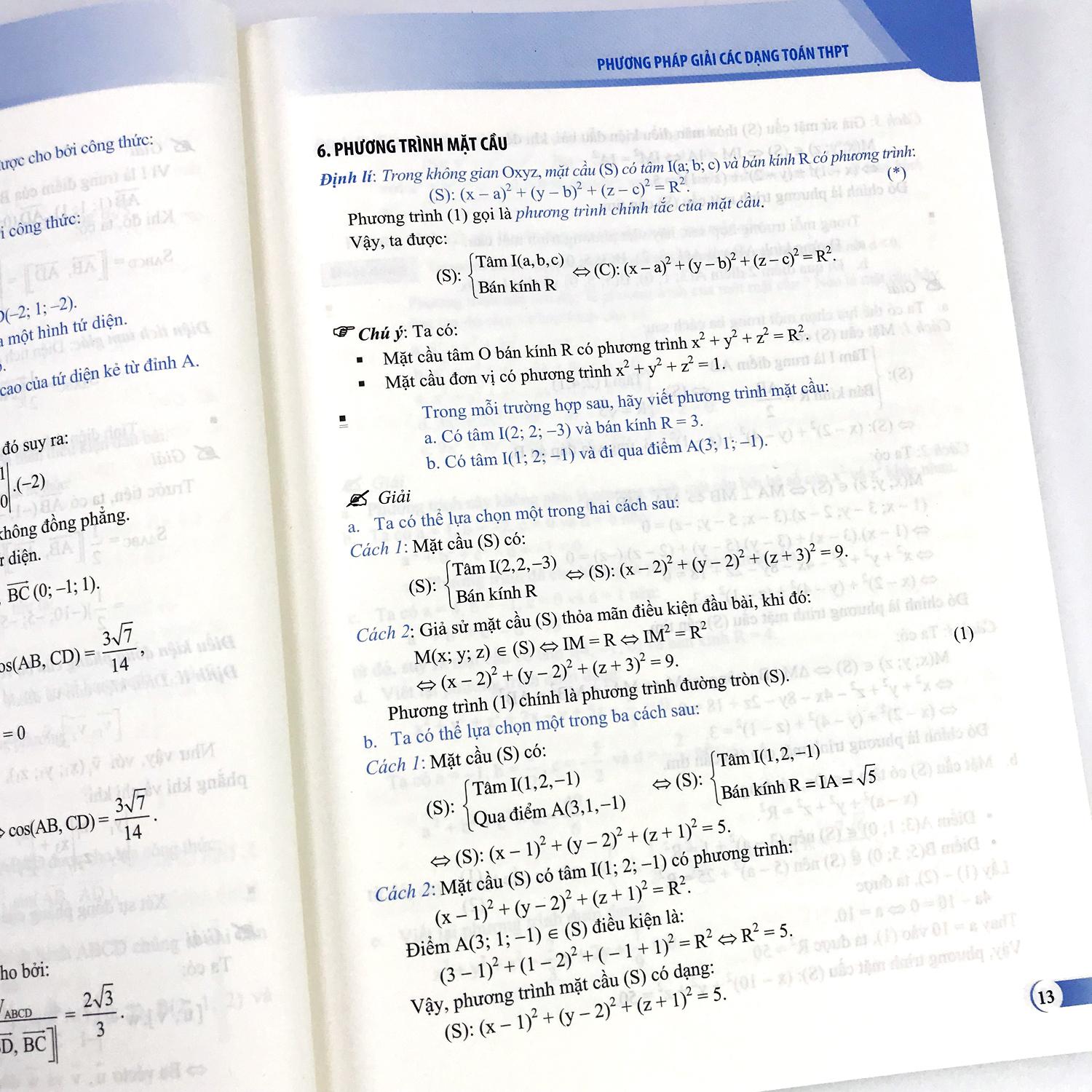 Phương pháp giải các dạng Toán THPT: Hình học không gian, Phương pháp tọa độ trong không gian (Combo 2 cuốn)