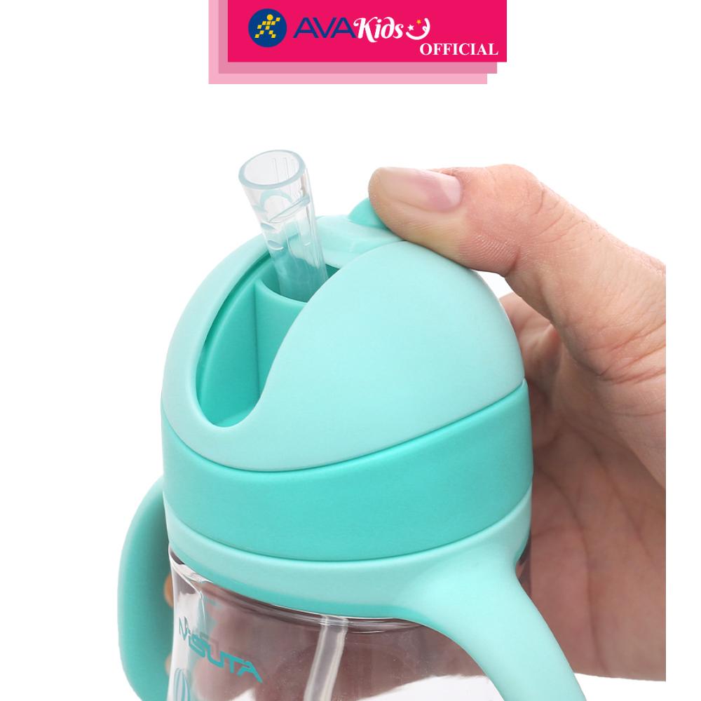 Bình tập uống nhựa PCT Misuta 240 ml - Màu ngẫu nhiên (từ 6 tháng) - Hàng Chính Hãng