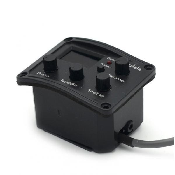 Ukulele LCD Display 3-Band EQ Tuner System Part