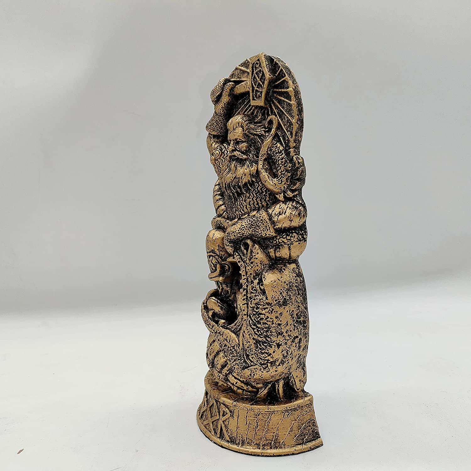 Nhựa Trang Trí Thần Thoại Bắc Âu Quà Tặng Các Bức Tượng Nhỏ Scandinavia Pantheon Đồ Trang Trí Nhà Bàn Trang Trí