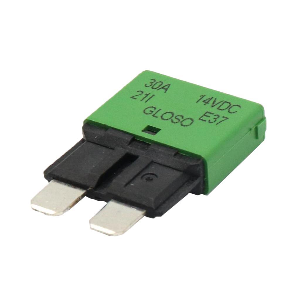 2xBlade Fuse Circuit Breaker Automatic Reset Marine  30A