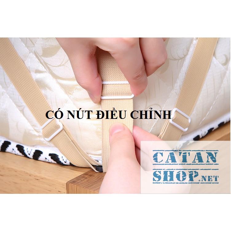 Bộ 4 dây Kẹp drap 3 chấu Inox Cố Định Ga Giường, Drap Giường, Tấm Trải Giường Chống Xê Dịch Chịu Lực Tốt GD430-KDrap-3ch