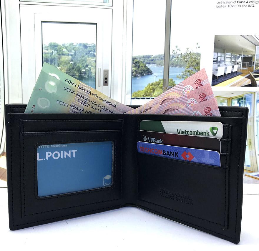 Ví / bóp da nam cao cấp có hộp làm quà tặng