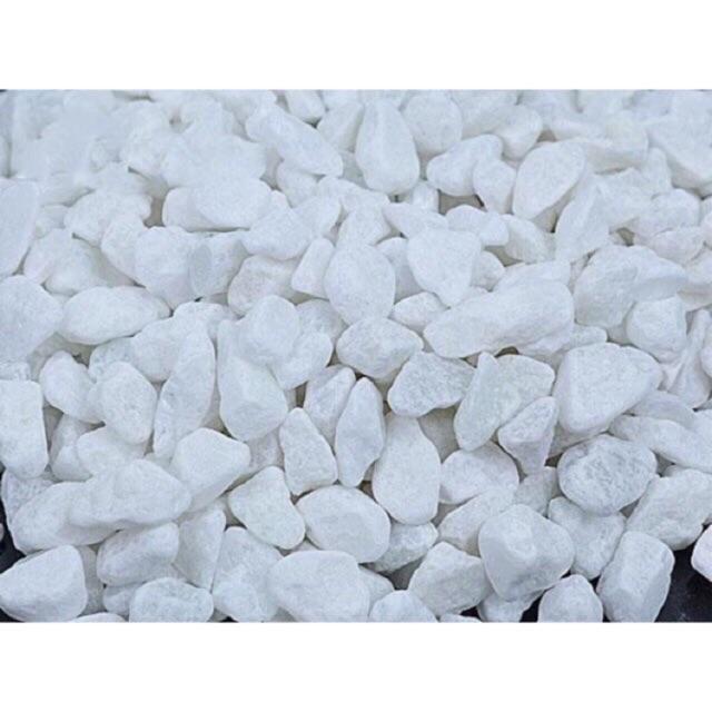 300gr Sỏi trắng rải mặt chậu