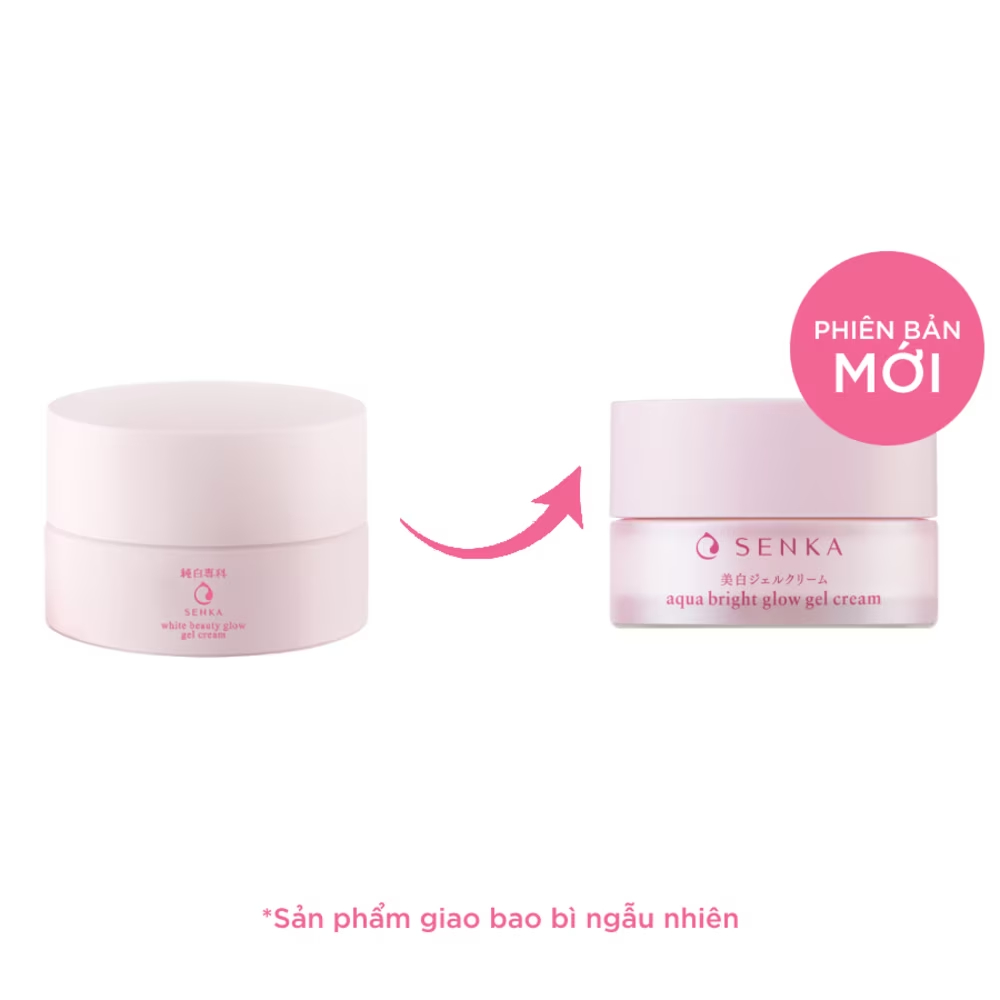 Kem Dưỡng Trắng Da Chống Nắng Ban Ngày Senka White Beauty Glow UV Cream 50g