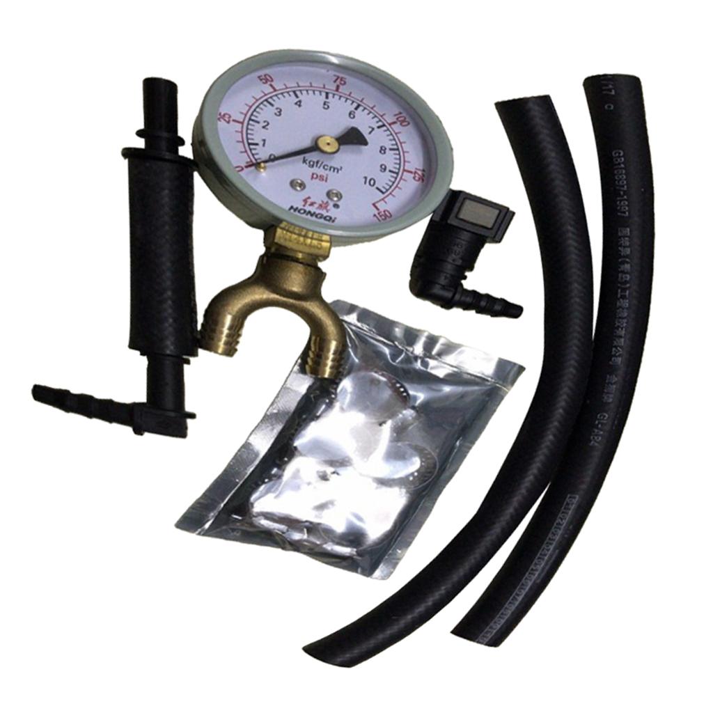 Universal Petrol  Fuel Pressure Gauge Tester Pump Diagnostic Tool Kit