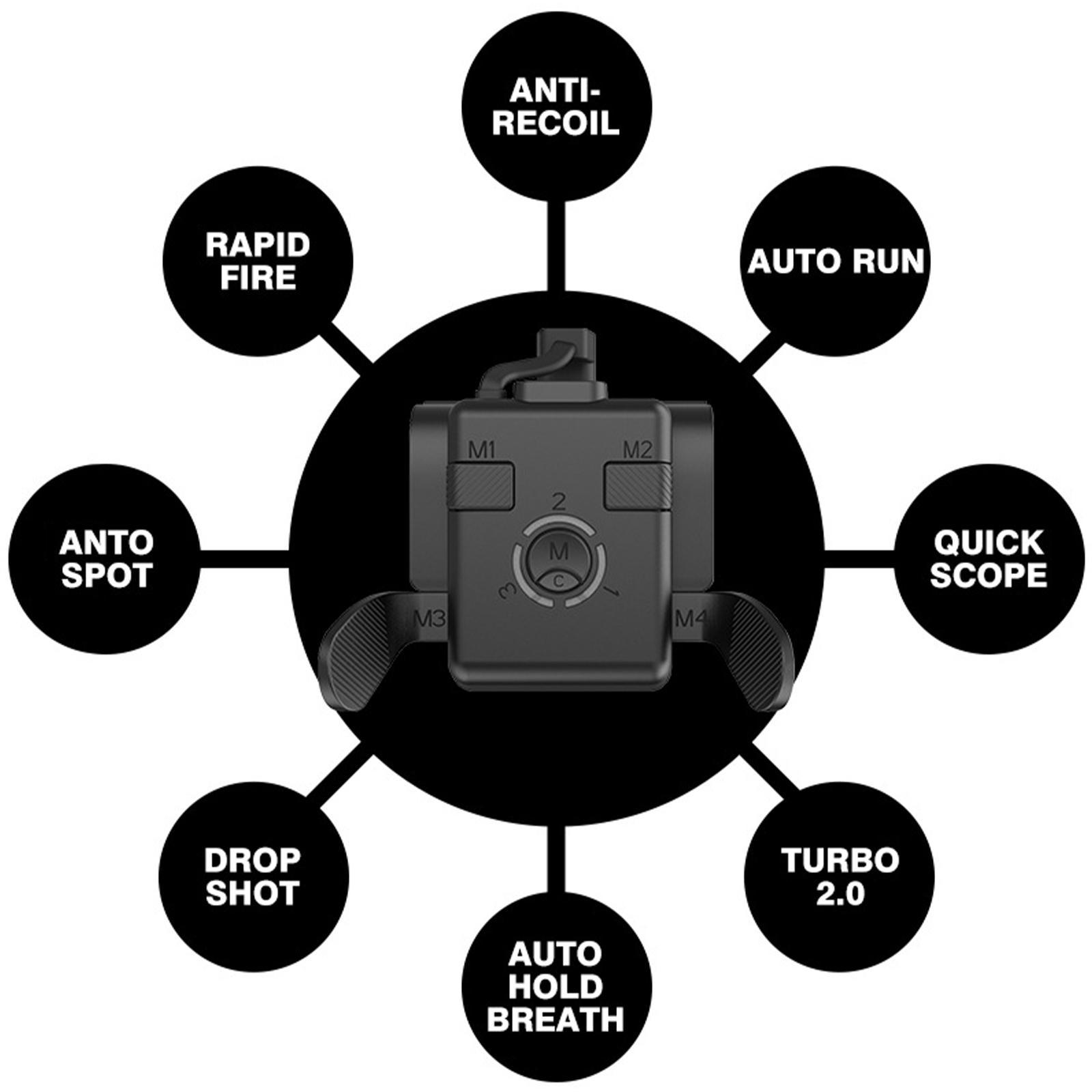 Portable Game Controller Triggers Flex Mod Pack Joystick Supplies Gamepad Extender Key Back Button Adapter Controller Button for Xbox Series X/S