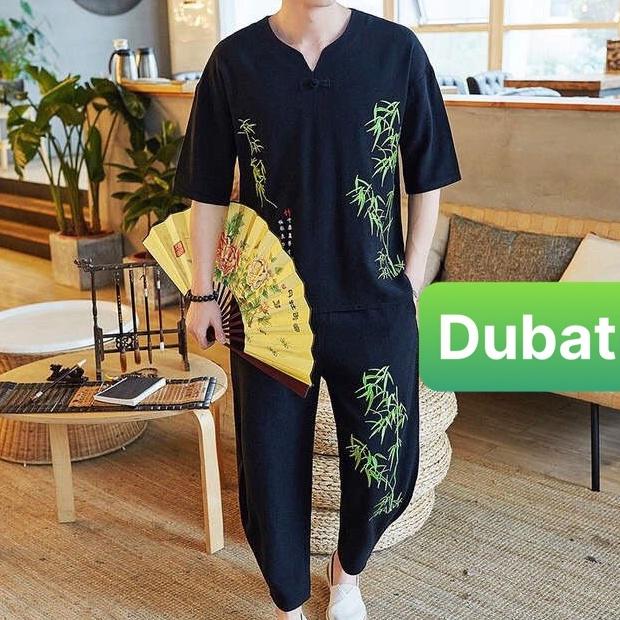 ĐỒ BỘ THỂ THAO TRÚC XANH, ĐỒ BỘ THỂ THAO NAM, CHẤT VẢI MỀM MỊN THOÁNG MÁT HOT MÙA HÈ 2022- DUBATI FASHION