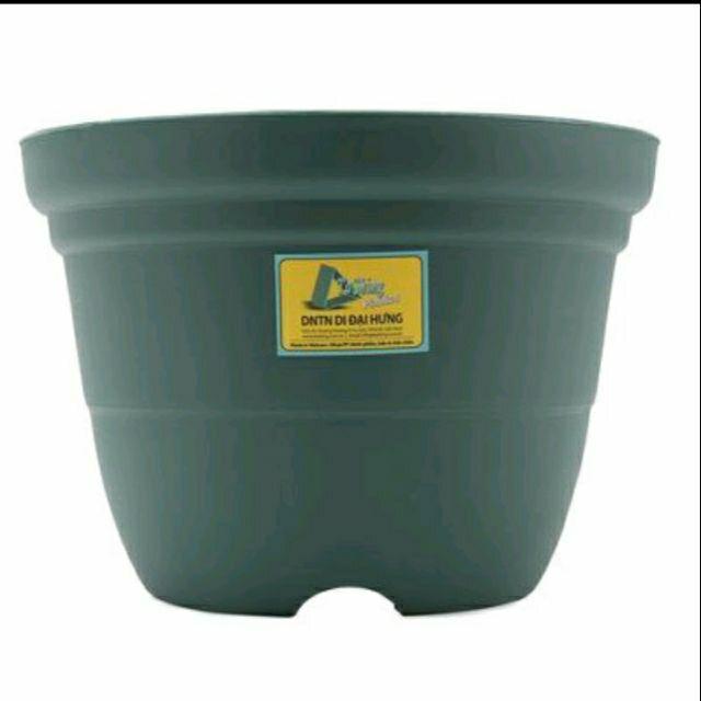 Chậu nhựa trồng cây cao cấp - KT: C15cm x R21cm