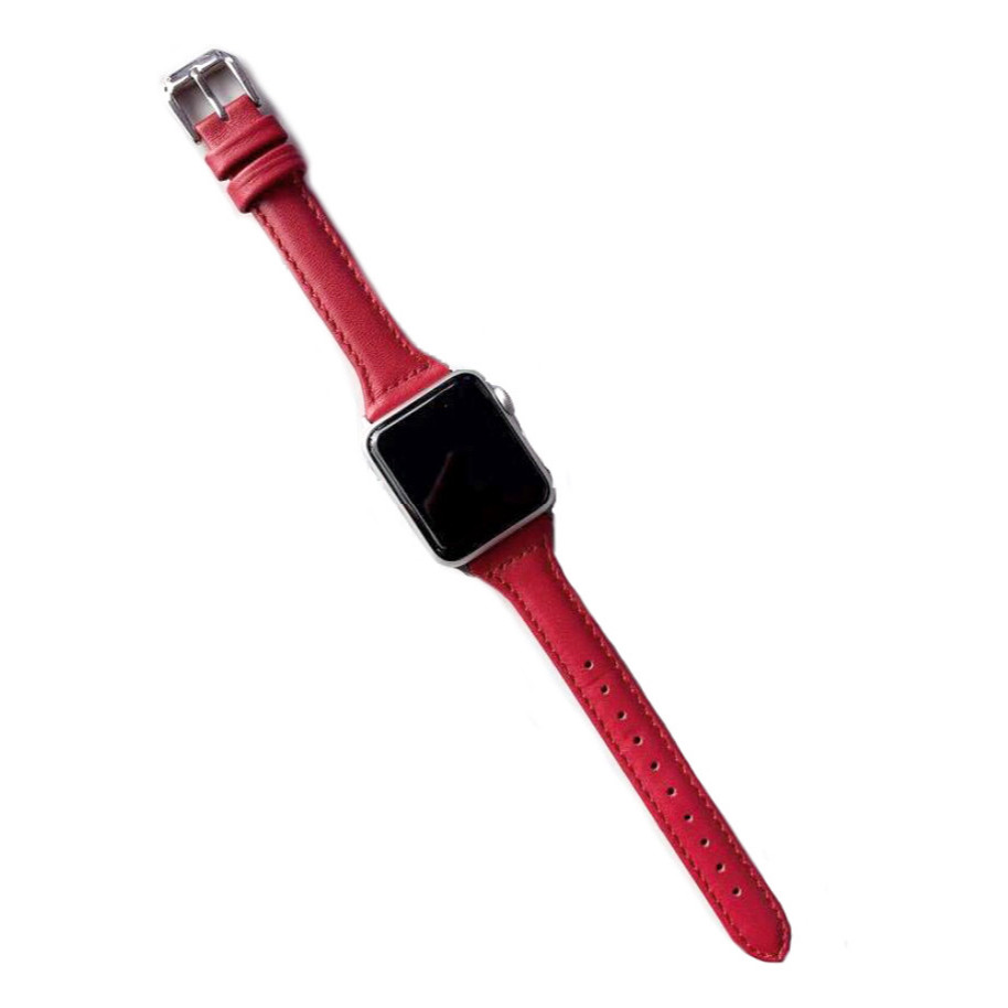 Dây da bản nhỏ thời trang dành cho Apple Watch size 38/40