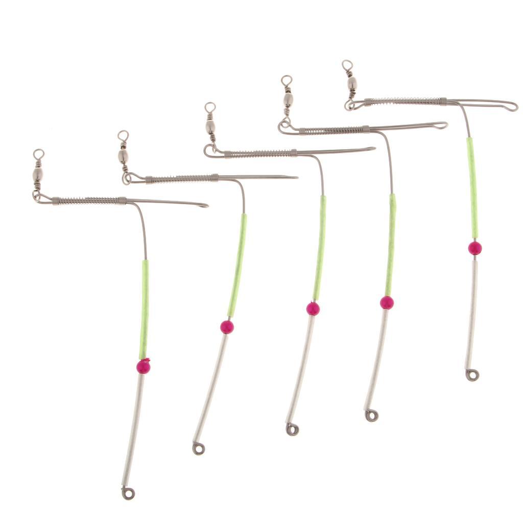 Pack of 5pcs Bent Booms Stainless Steel Anti- Booms w/ Swivel Rig Tube