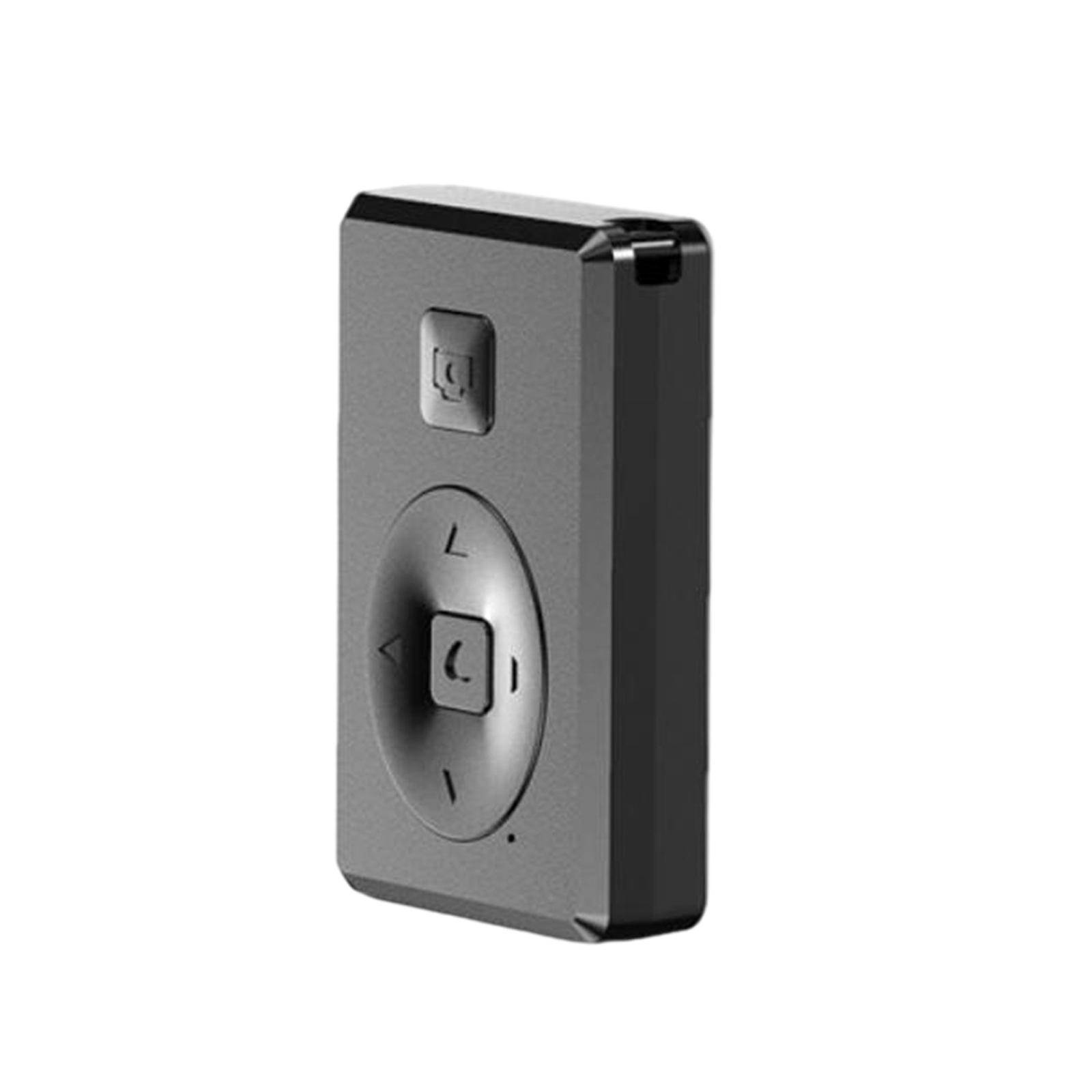 Wireless Bluetooth Camera Shutter Remote Control for Smartphones Black