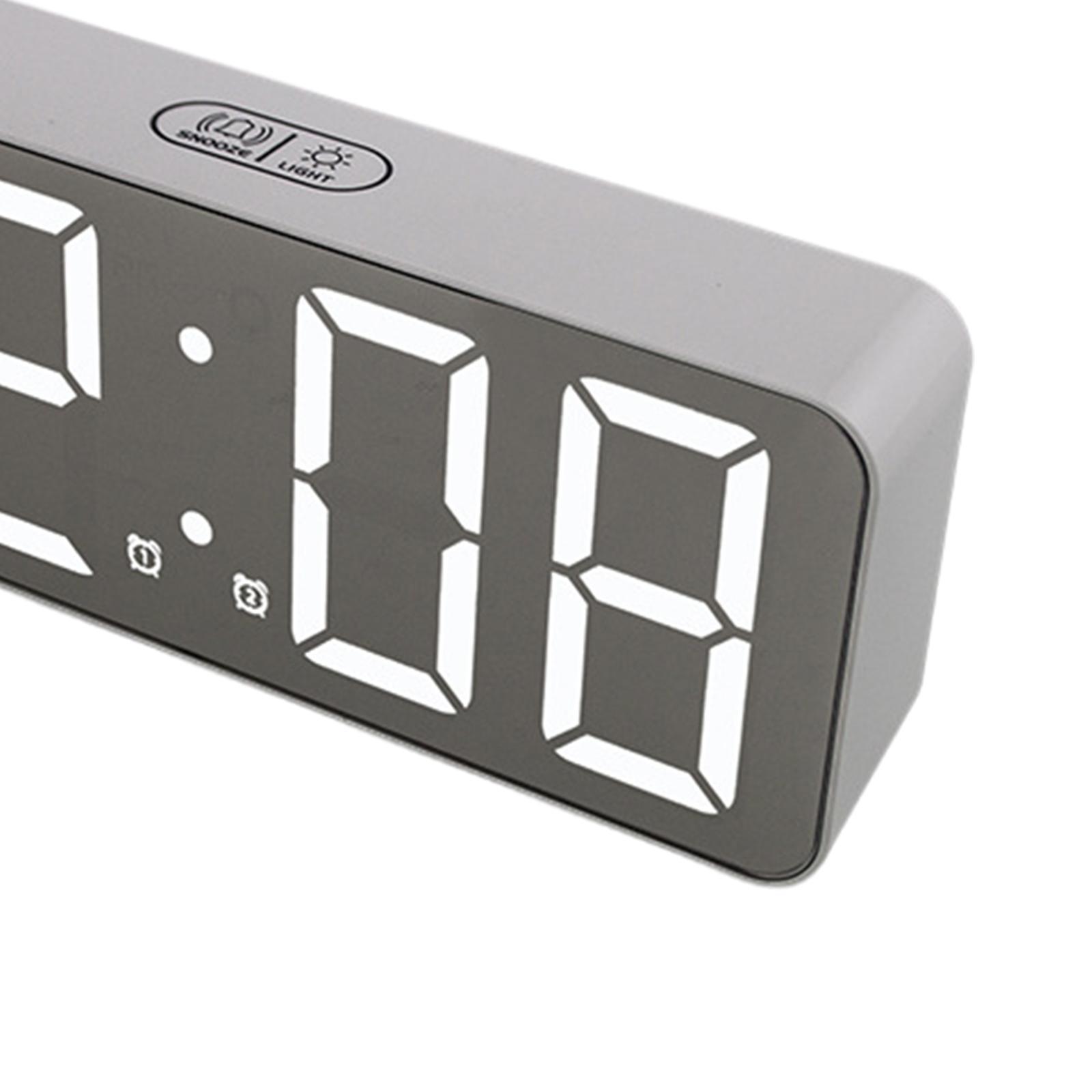 Desktop Clock LED Digital Clock Large Screen Display