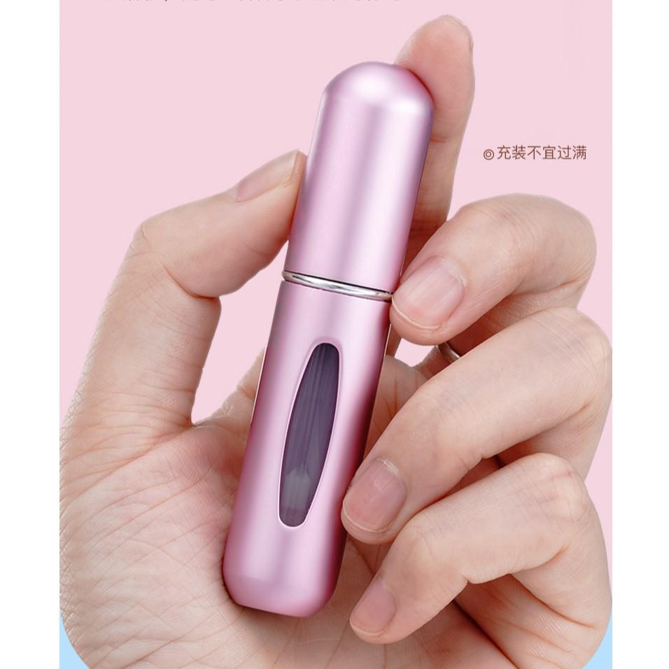 Chai Chiết Nước Hoa Tự Động 5Ml Nhỏ Gọn Tiện Lợi, Chai Chiết Mỹ Phẩm Mini Dể Dàng Mang Theo Du Lịch