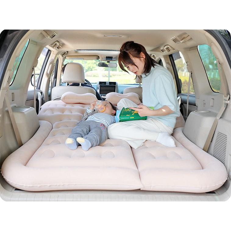Flash Sale  Nệm Hơi Ô Tô Cao Cấp, Phù Hợp Mọi Dòng Xe, Tặng Kèm Gối Hơi Và Bơm Hơi