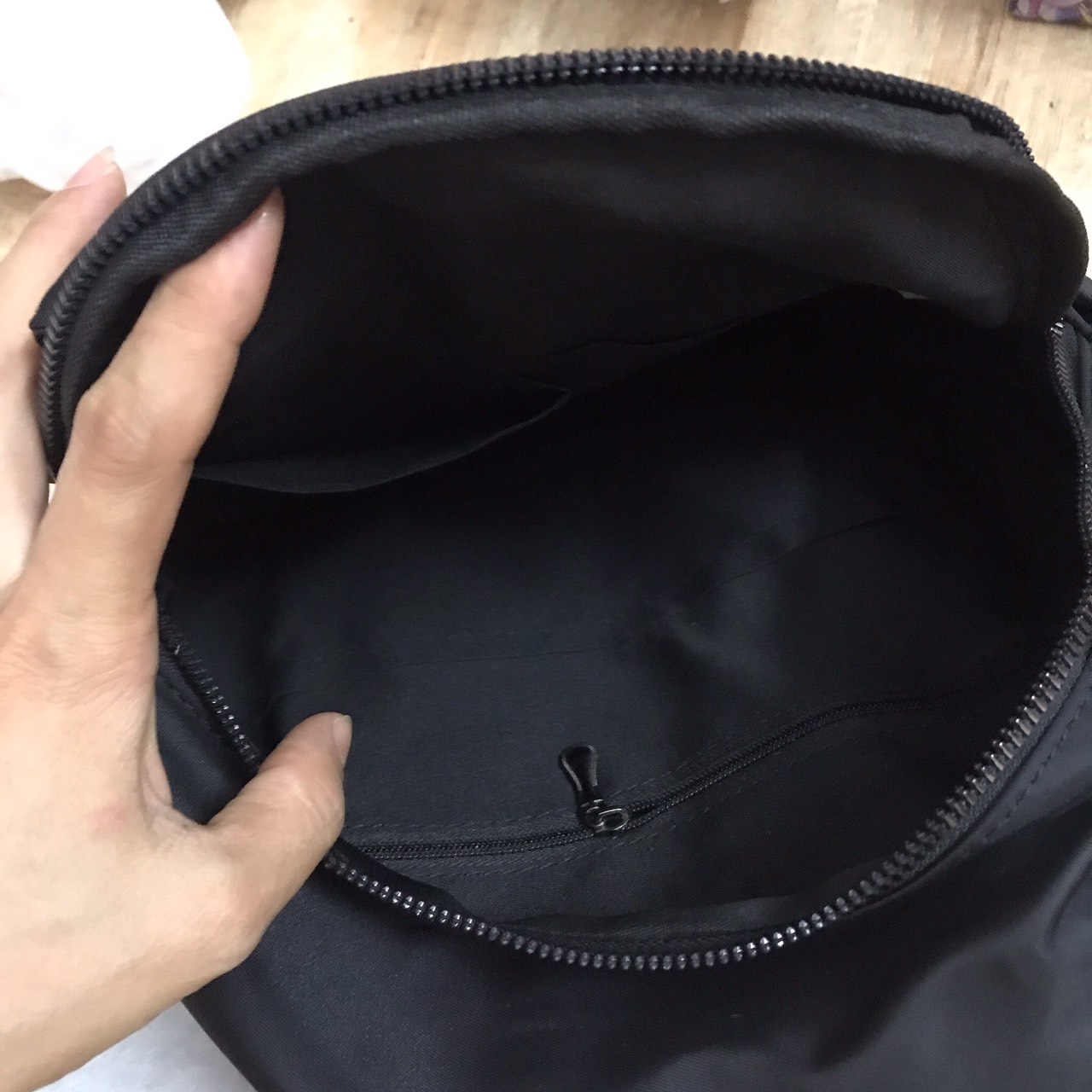 Balo Dù Kèm Móc Gấu Size Trung Chống Nước Thời Trang