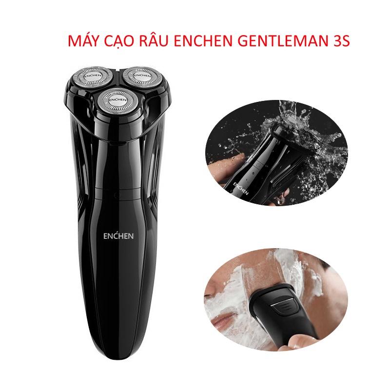 Máy cạo râu Enchen Gentleman 3S thiết kế nam tính có thể cạo cùng kem cạo râu