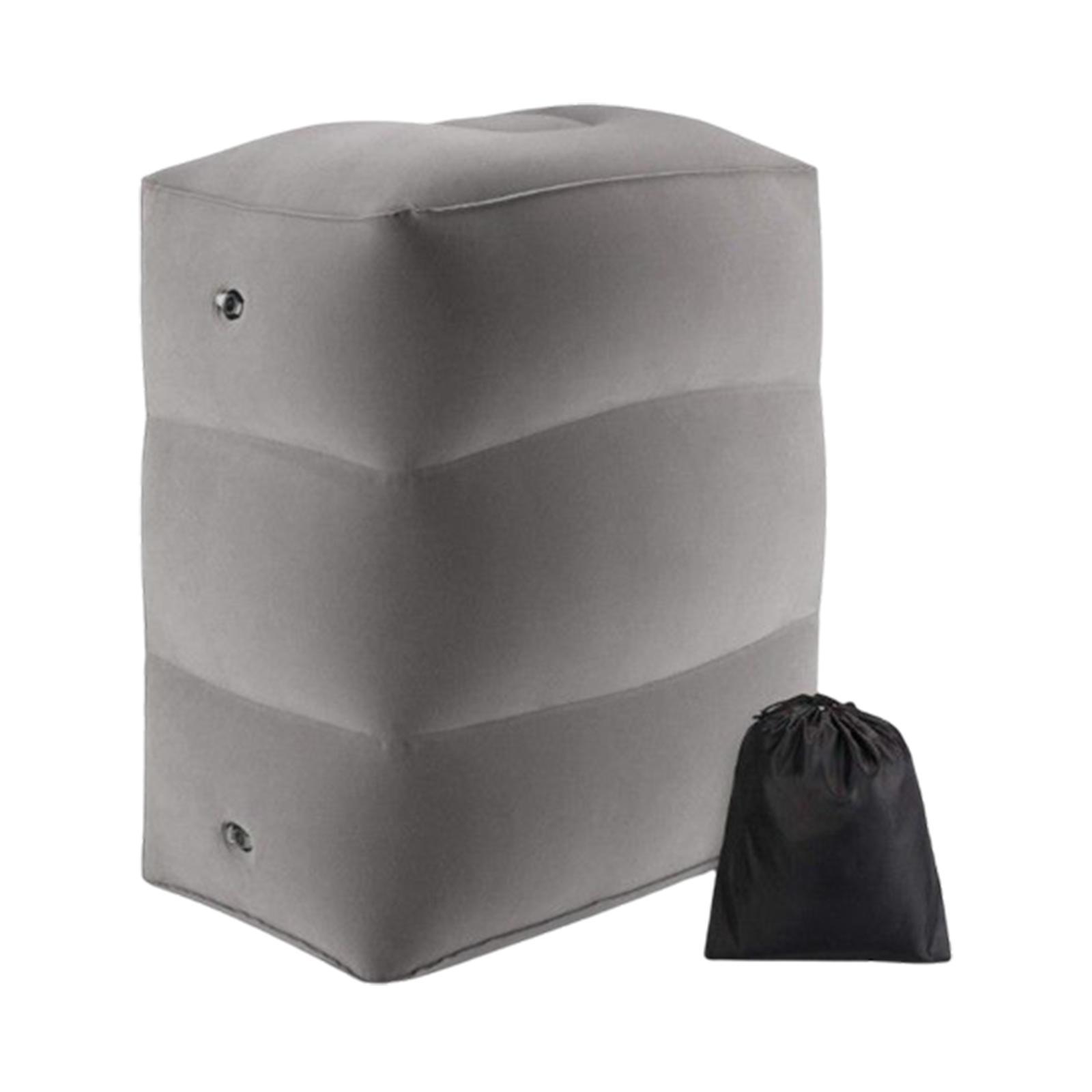 Foldable Inflatable Footrest Pillow Rest Pillow for Picnic Camping Home