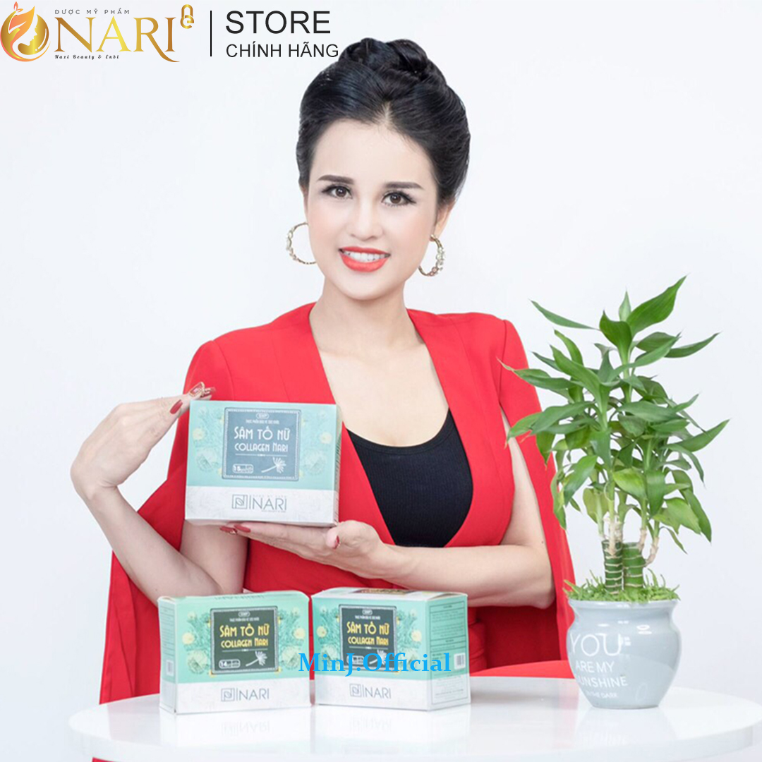 Sâm Tố Nữ collagen Nari dưỡng nhan an thần ổn định nội tiết tố giảm lão hóa giữ lửa hạnh phúc 28 Gói