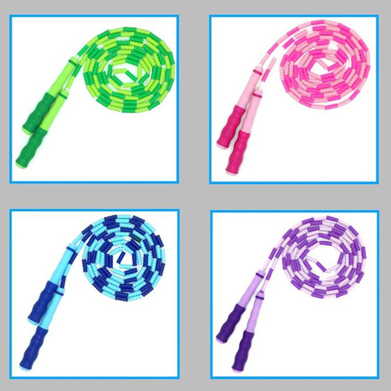 1pc tre nhảy khớp dây thừng đầy màu sắc có thể điều chỉnh dây thừng nhẹ nhàng Color: PP