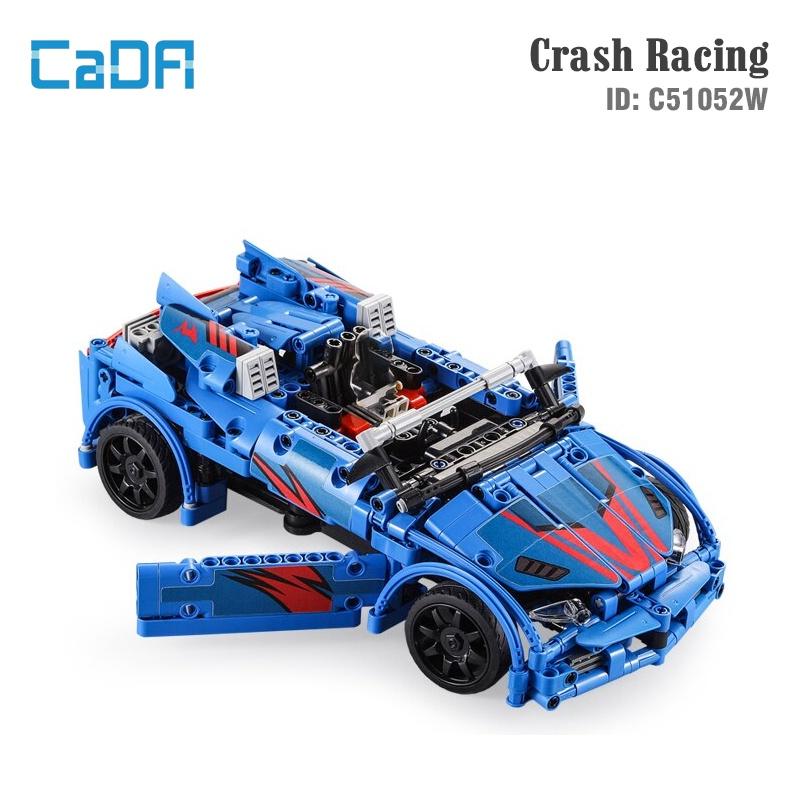 Đồ chơi lắp ráp điều khiển  từ xa xe đua Crash Racing – CADA C51052W