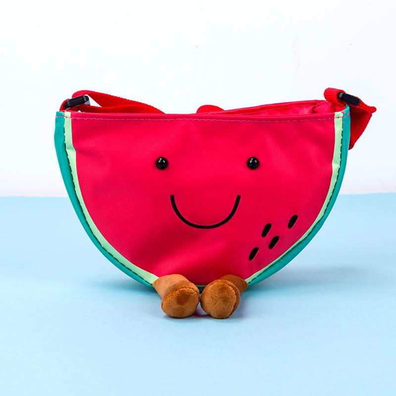 2021 Mới Thời Trang Nữ Thông Điệp Túi Mini Hoạt Hình Dễ Thương Dưa Hấu Nhiều Trái Túi Cô Gái Trẻ Em Đeo Vai Túi Xách Nữ