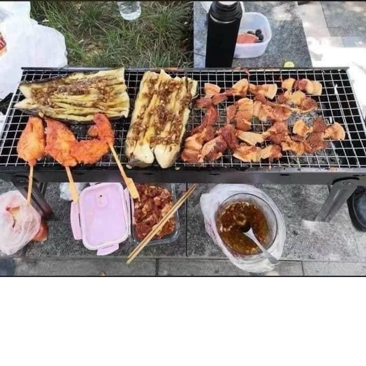 Bếp nướng than hoa BBQ ngoài trời cao cấp