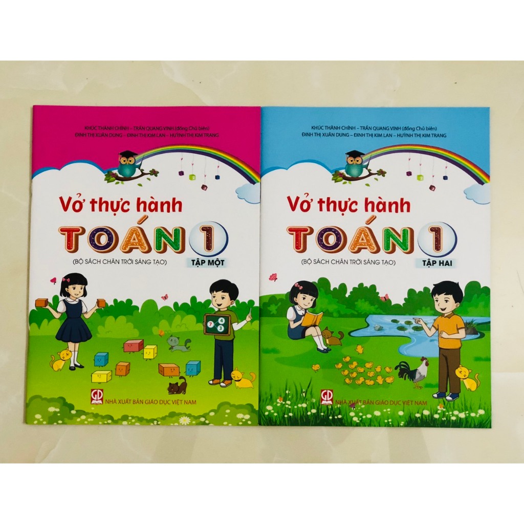 Sách - Combo Vở Thực Hành Toán Lớp 1 - Tập 1 + 2